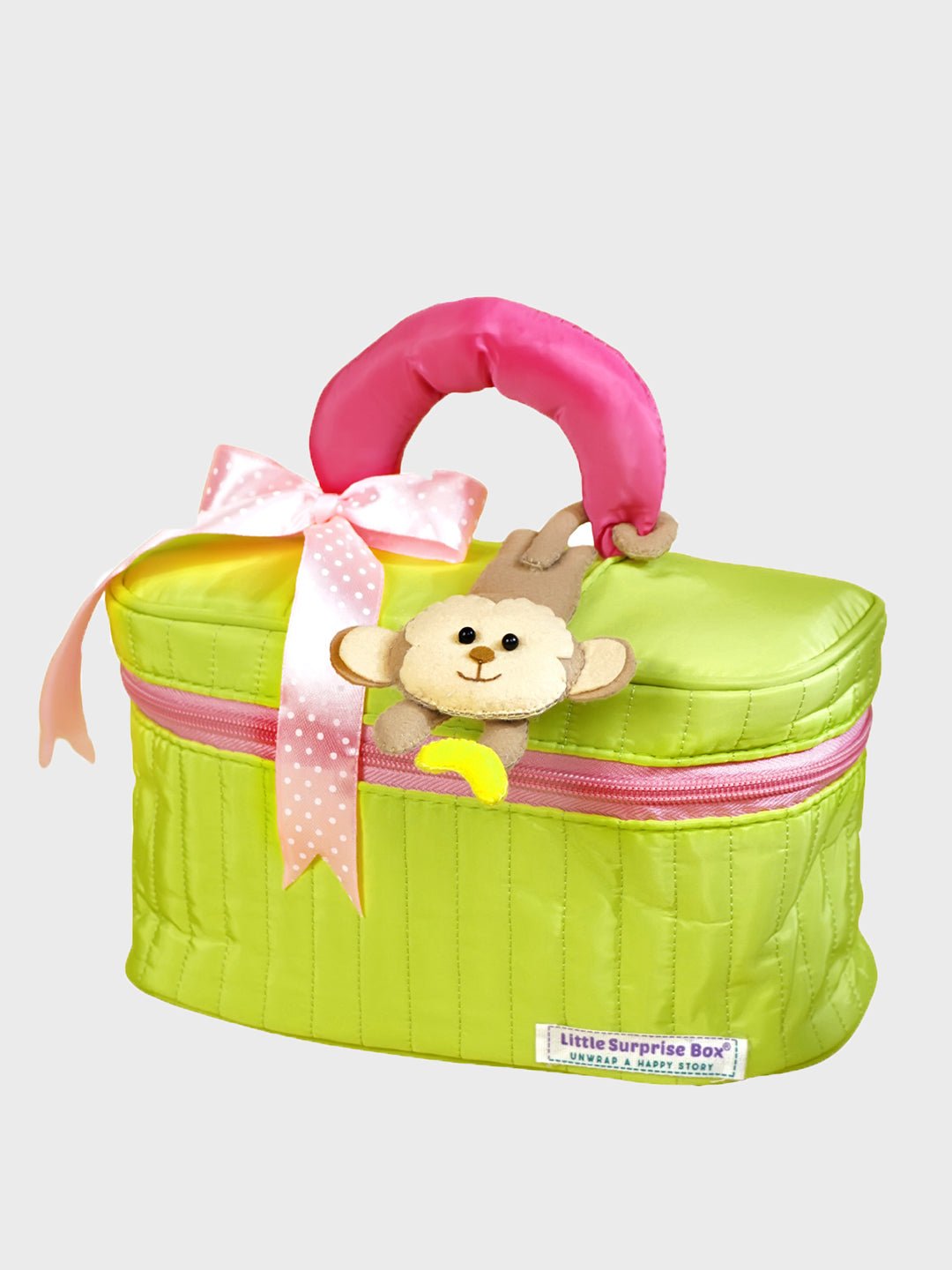 Blue Monkey 13 PCS Newborn Baby Boy Gift Box With Pouch And Toy