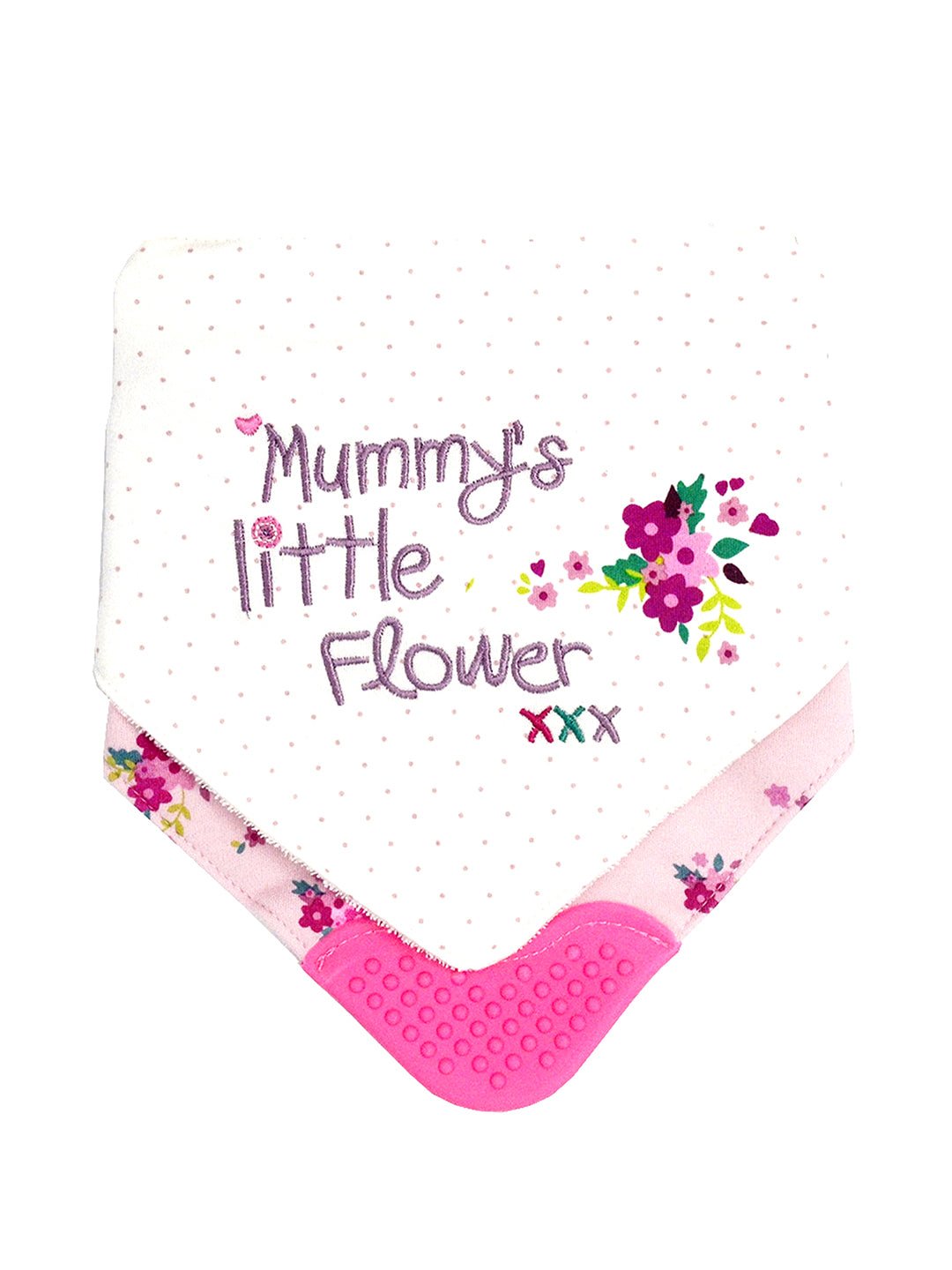 Multicolor Little Surprise Box 2 Pc Silicone Teether Flap Bibs For Babies