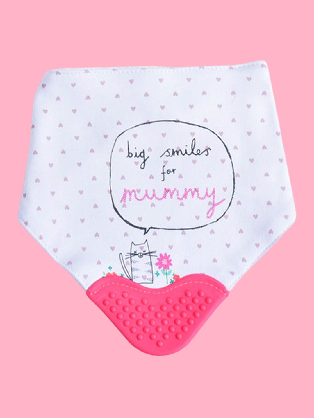 Multicolor Little Surprise Box 2 Pc Silicone Teether Flap Bibs For Babies