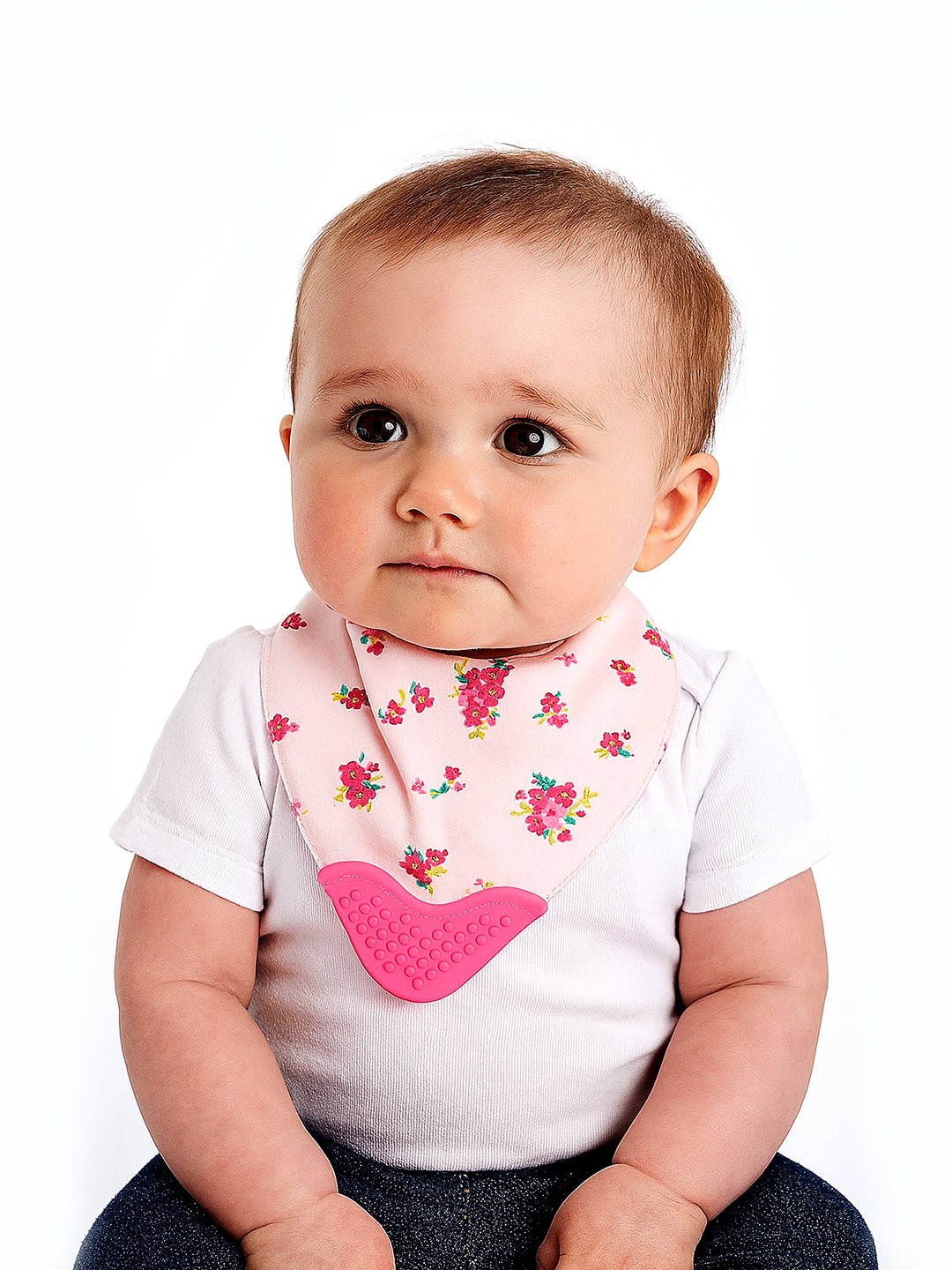 Multicolor Little Surprise Box 2 Pc Silicone Teether Flap Bibs For Babies