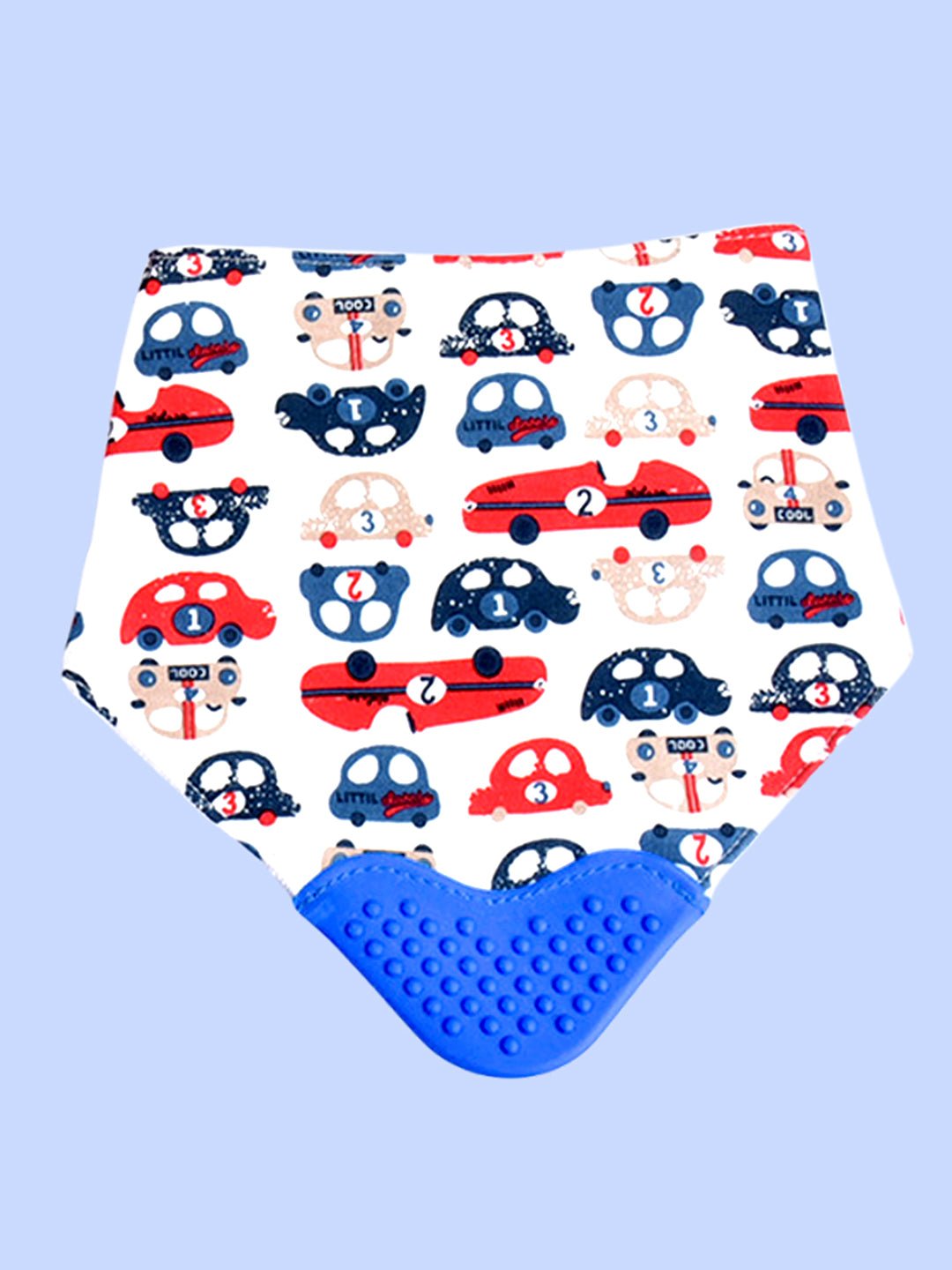 Multicolor Little Surprise Box 2 Pc Silicone Teether Flap Bibs For Babies