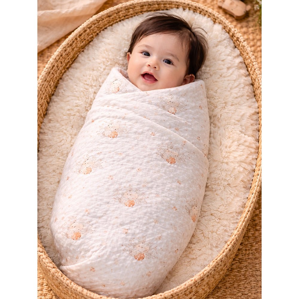 Berry Woodland 1 PC Kids Cotton Winter Wrapper With Free Storage Pouch