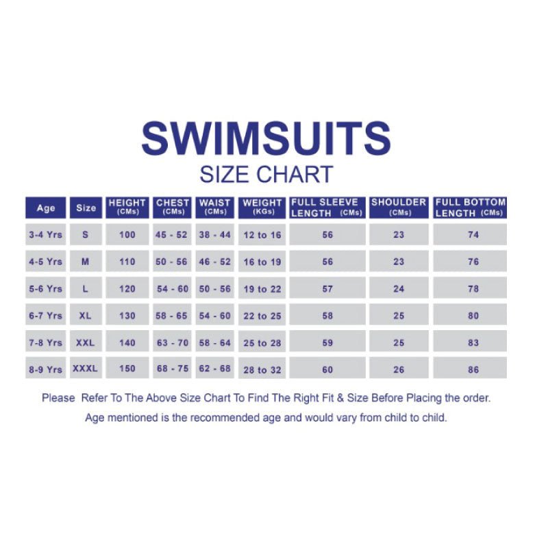 Purple Floral Printed Kids Full Length Swimsuit With Free Washbag