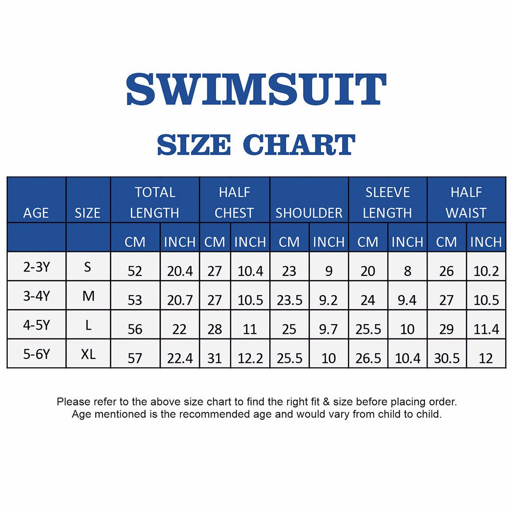 Navy Shark Printed Kids Swimwear Set With Free Washbag & Detergent