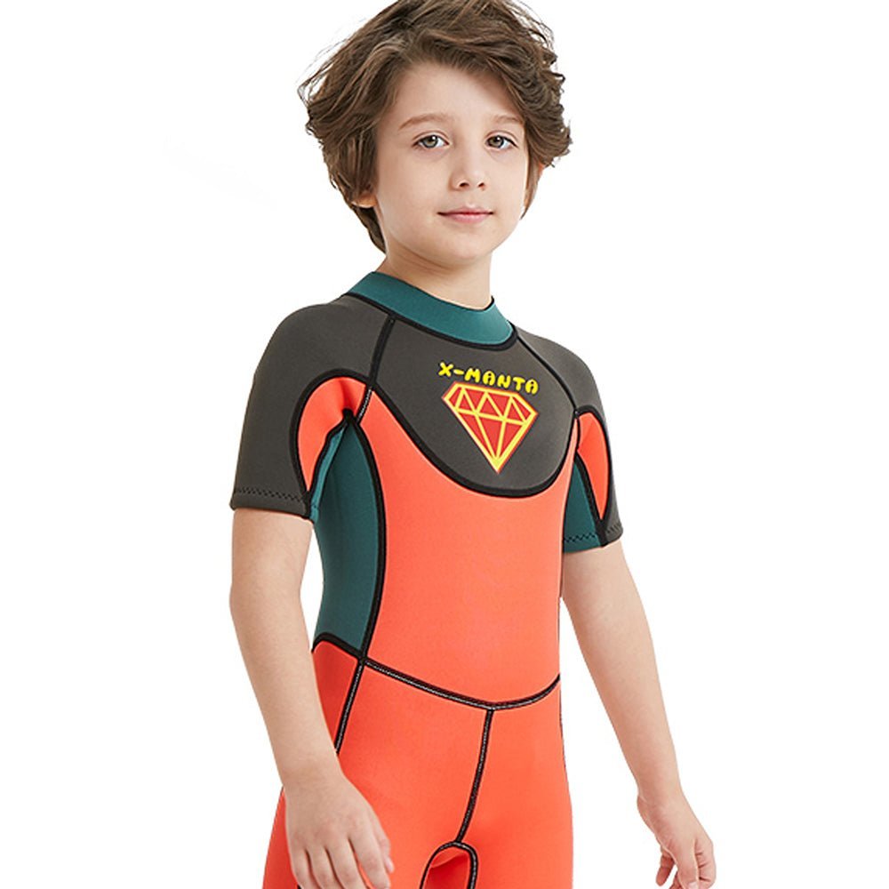 Superhero Kids Neoprene Knee Length Swimwear