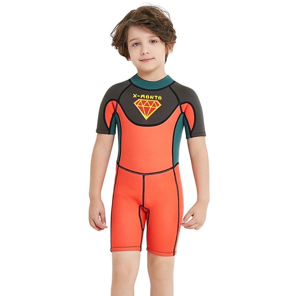Superhero Kids Neoprene Knee Length Swimwear