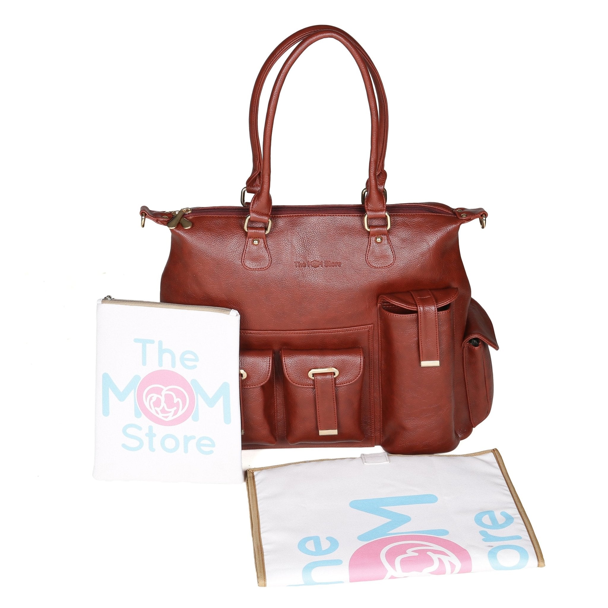  Love My Latte Premium Diaper Handbag Laptop Sleeve Tan