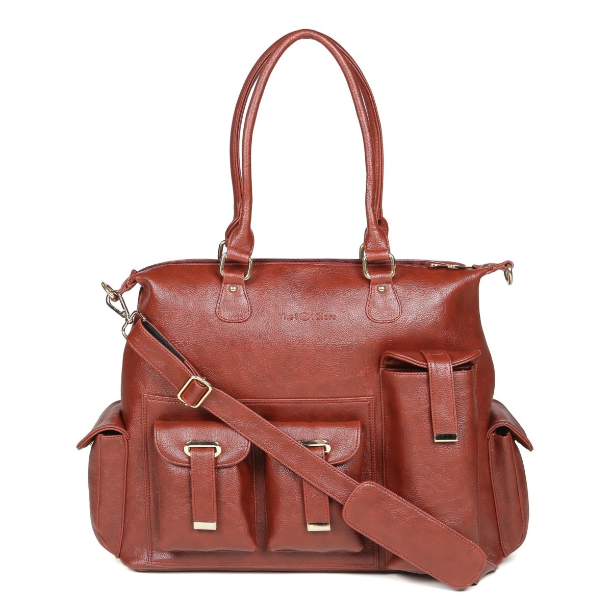  Love My Latte Premium Diaper Handbag Laptop Sleeve Tan