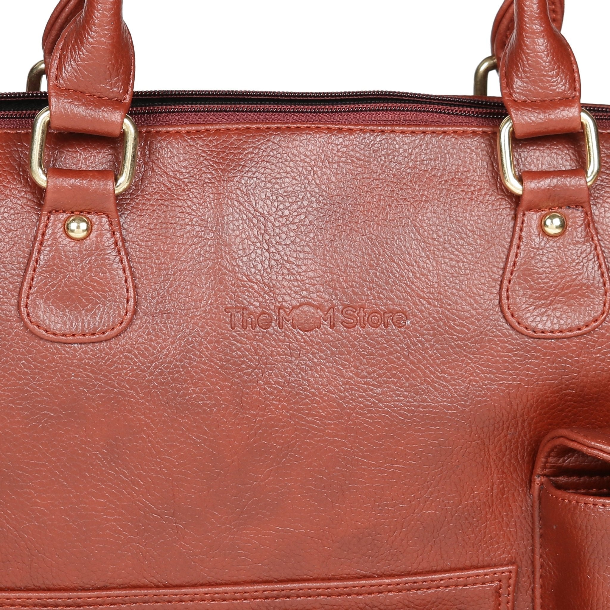  Love My Latte Premium Diaper Handbag Laptop Sleeve Tan