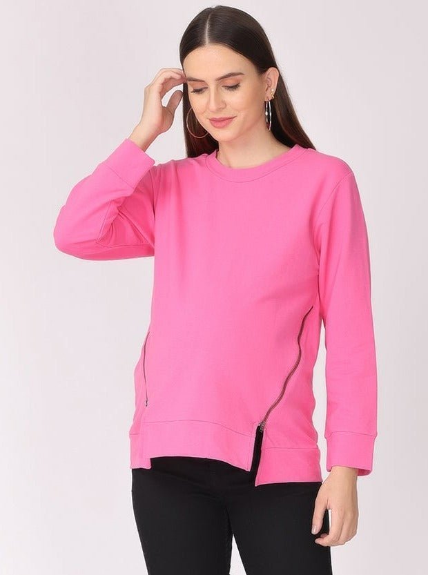  Love Potion Maternity and Nursing Sweatshirt Pink