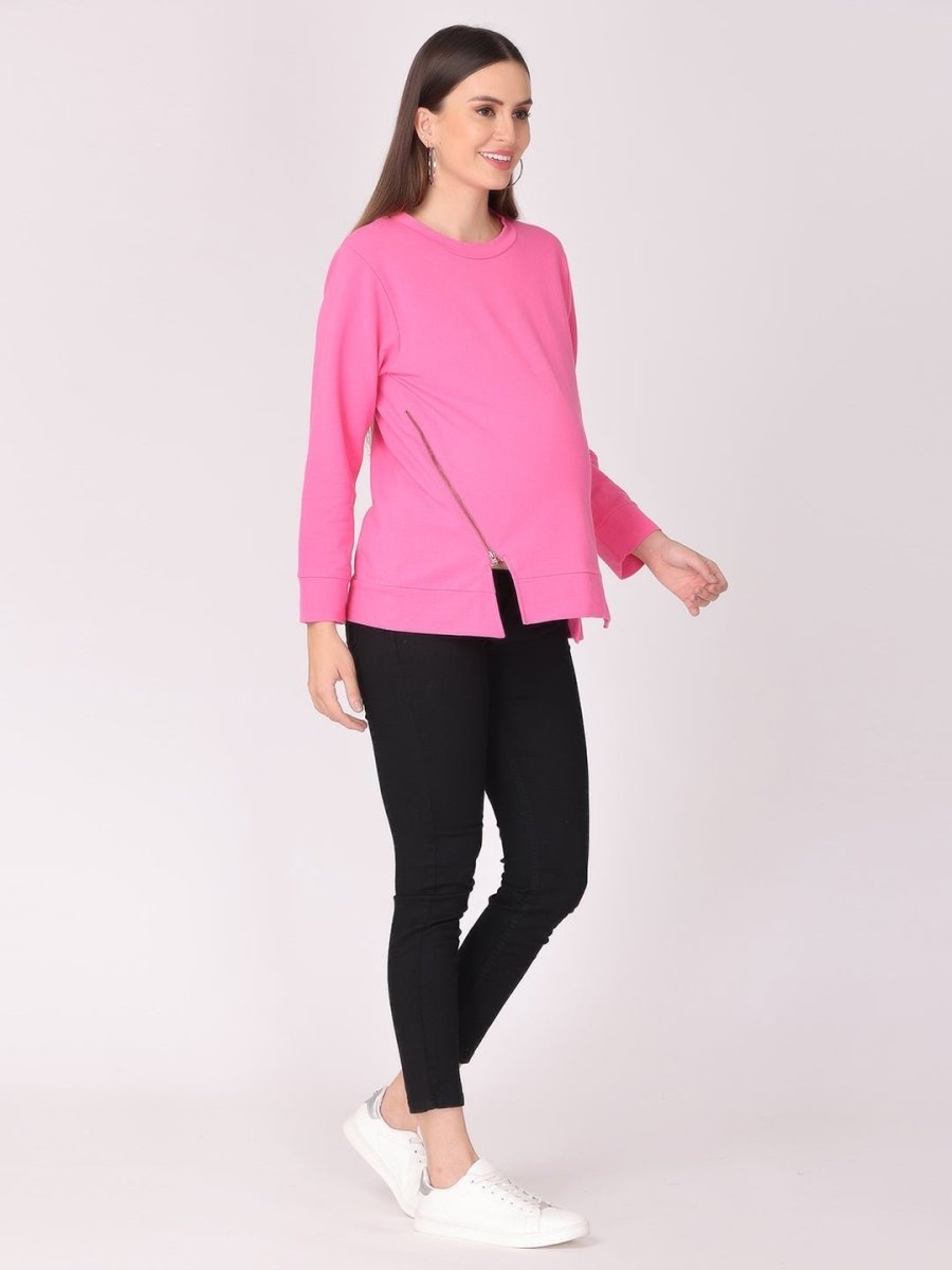  Love Potion Maternity and Nursing Sweatshirt Pink