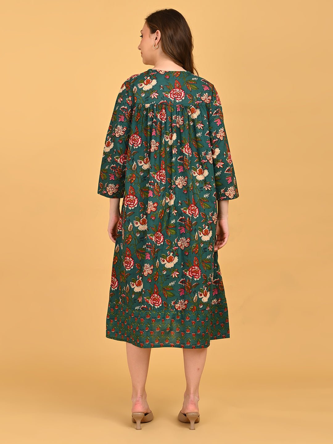  Lush Out Maternity and Nursing Dress Green