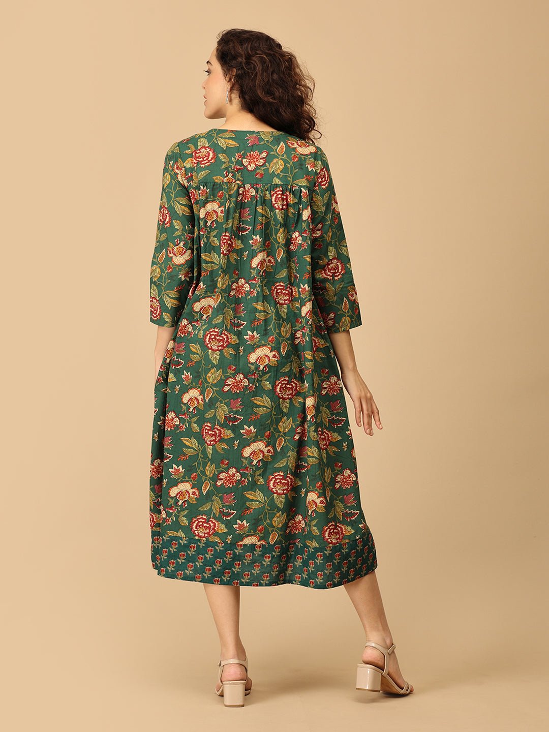  Lush Out Maternity and Nursing Dress Green