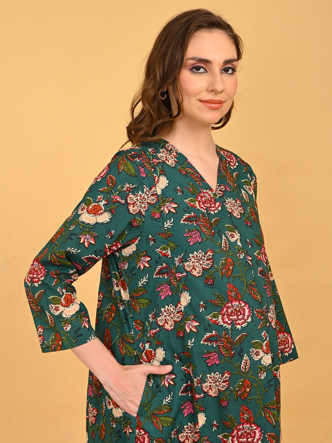  Lush Out Maternity and Nursing Dress Green
