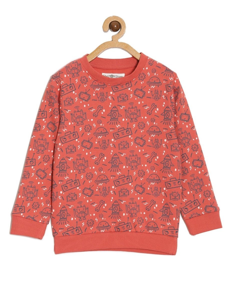 Red Machine Man Robot Jogger Set For Boys