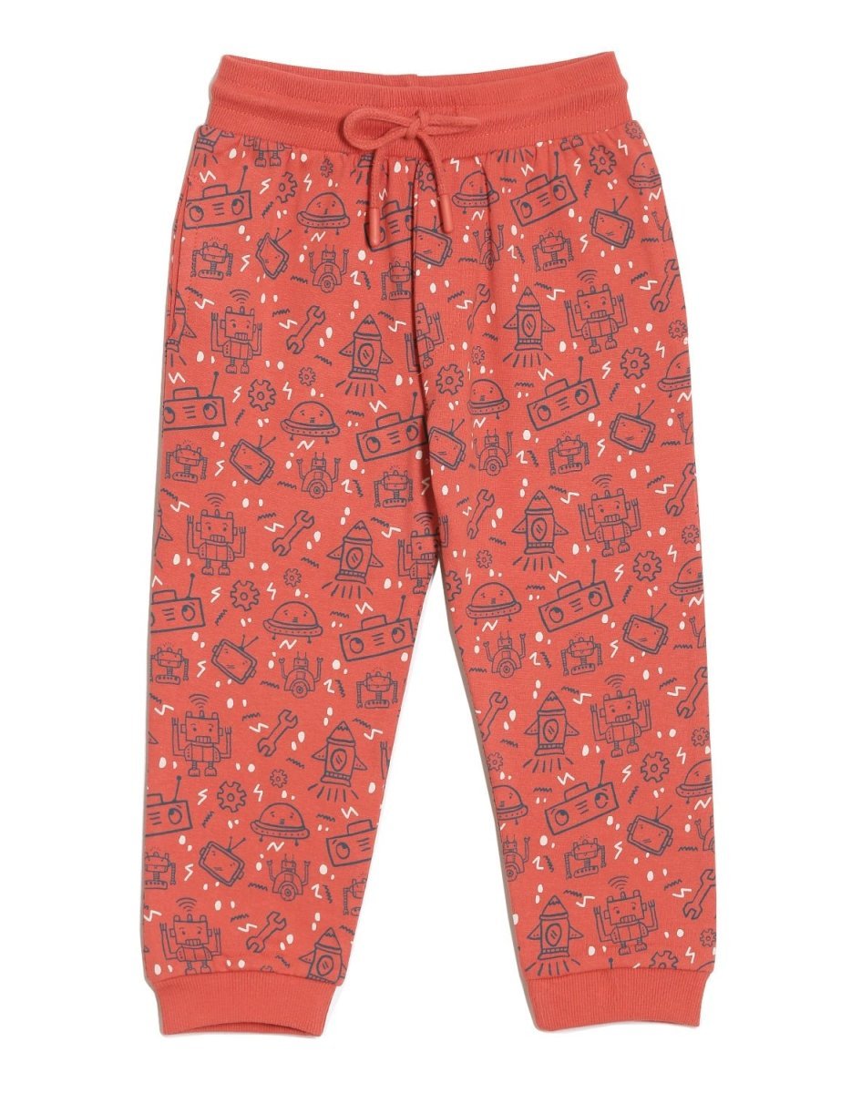 Red Machine Man Robot Jogger Set For Boys