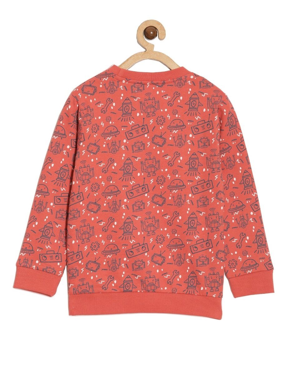 Red Machine Man Robot Jogger Set For Boys