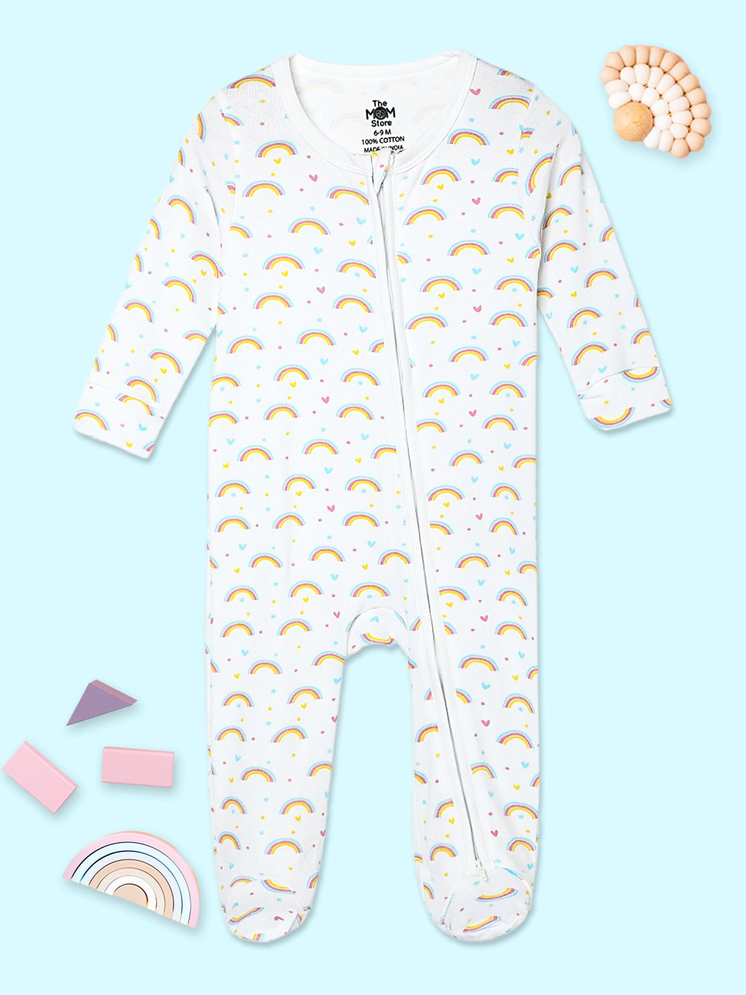  Magic Bow Infant Zipper Romper