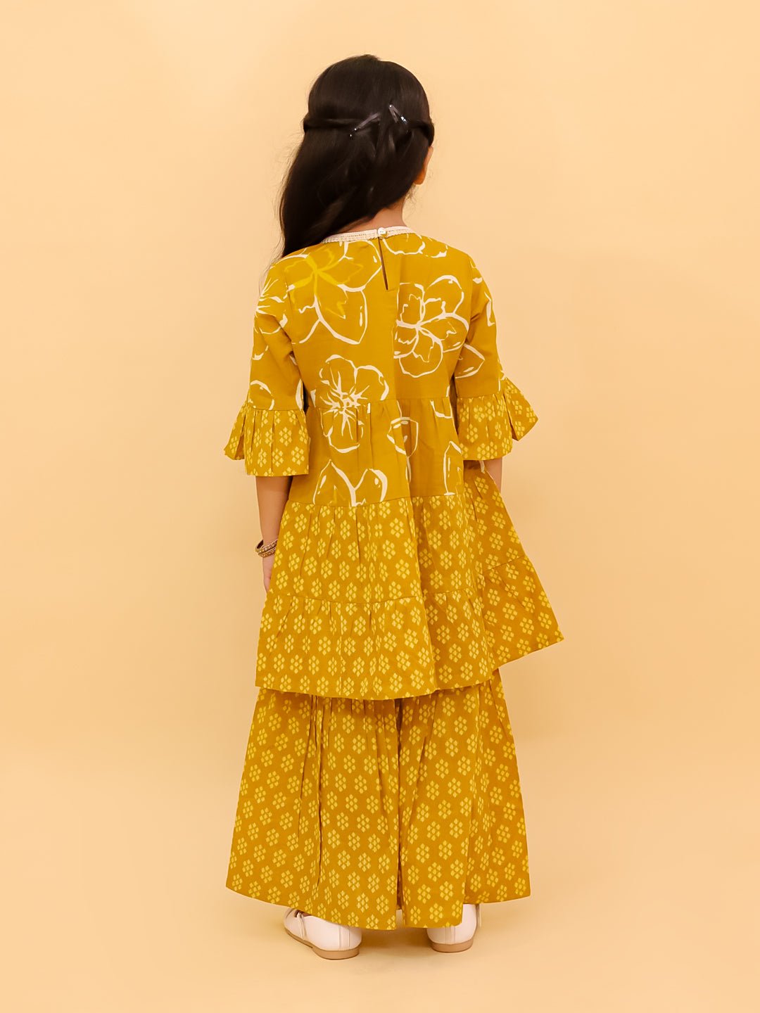Mango Sorbet Girls Anarkali Sharara Set For Babies