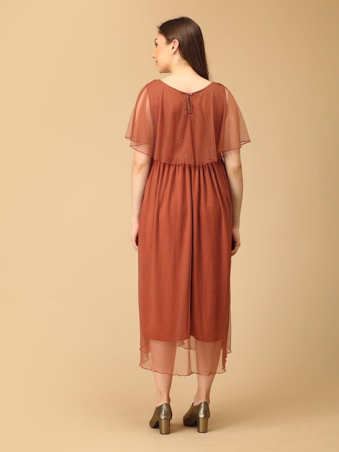  Maple Mist Maternity and Nursing Dress Mauve