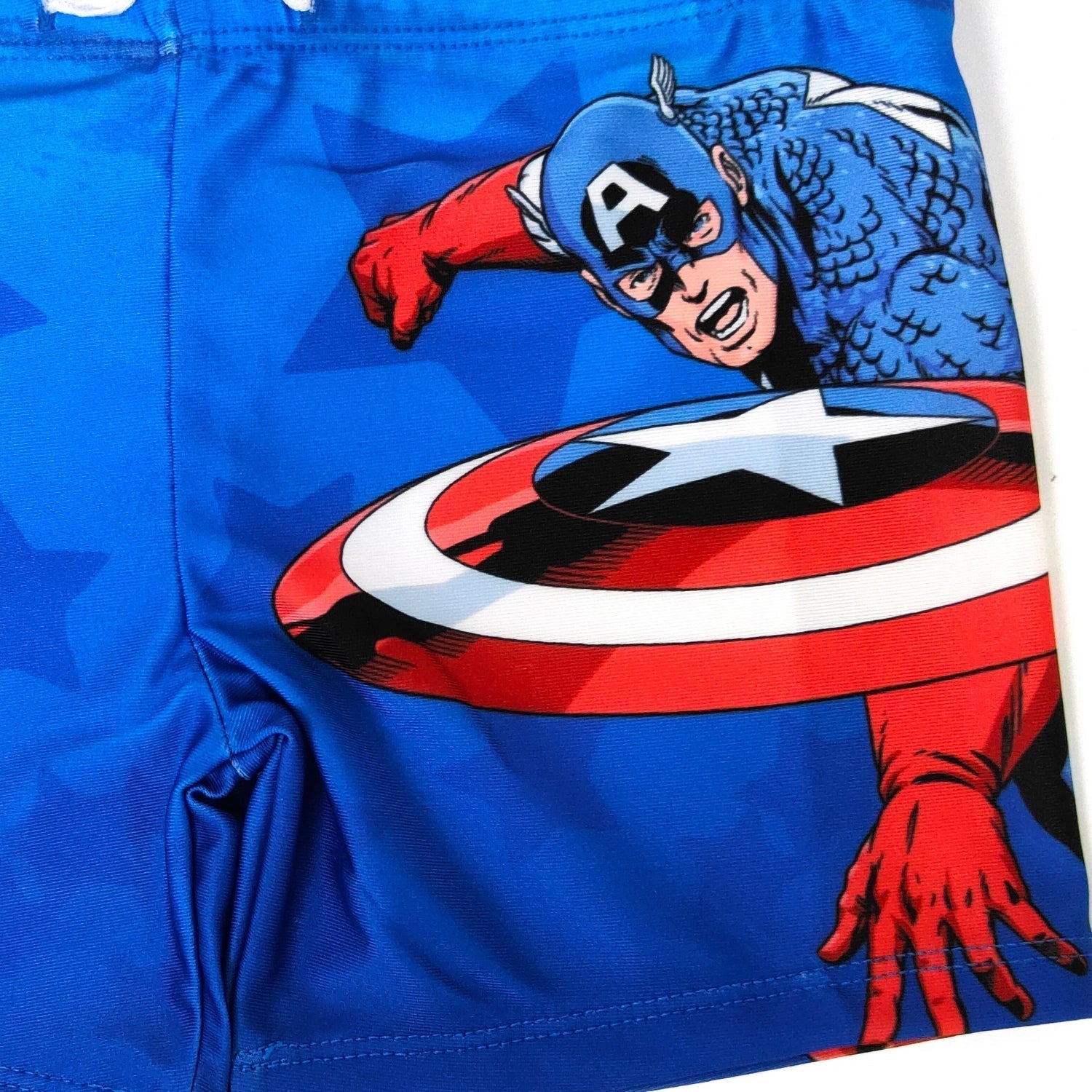 Captain America Boys Fun Comfort Swim Trunks
