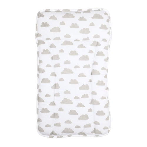 Masilo Changing Mat Reversible Organic Cotton Water Resistant Elephant Parade 30x17in