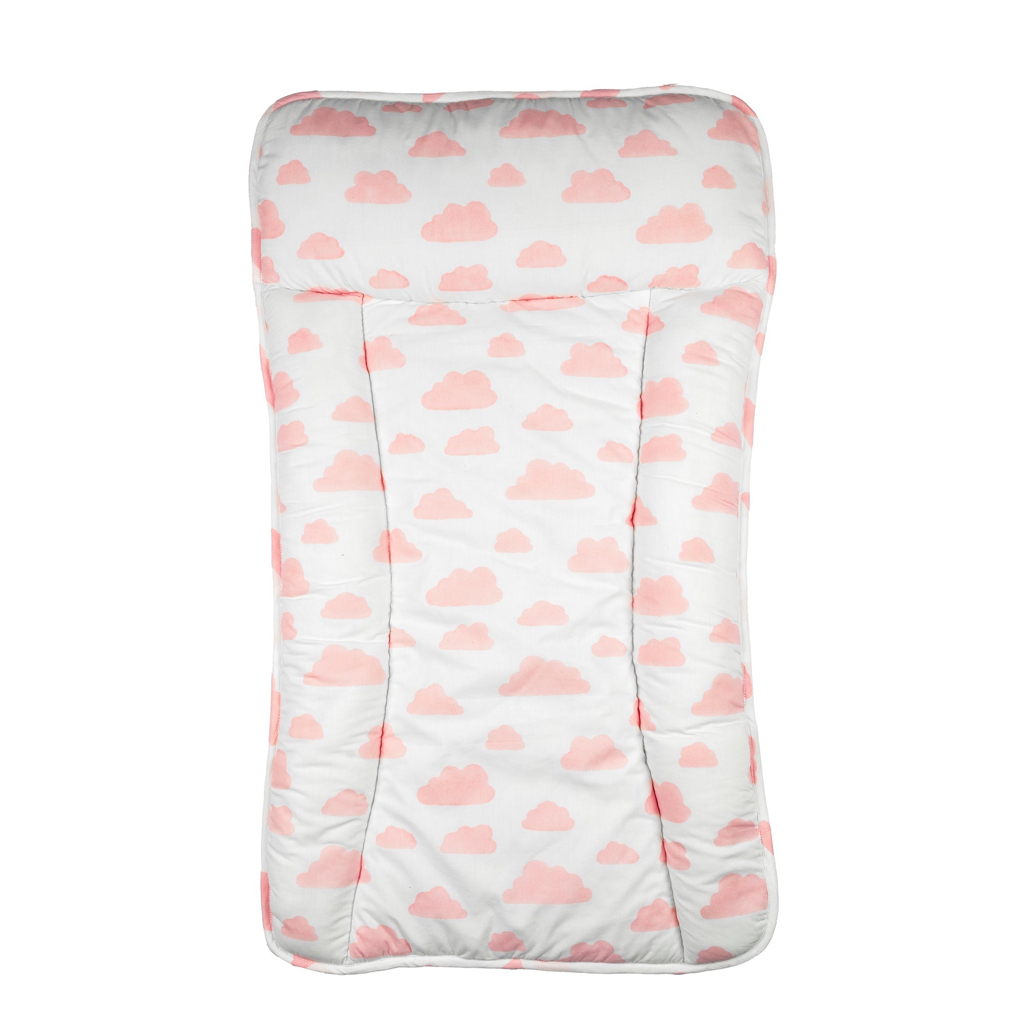 Masilo Changing Mat Reversible Organic Cotton Water Resistant Elephant Parade 30x17in