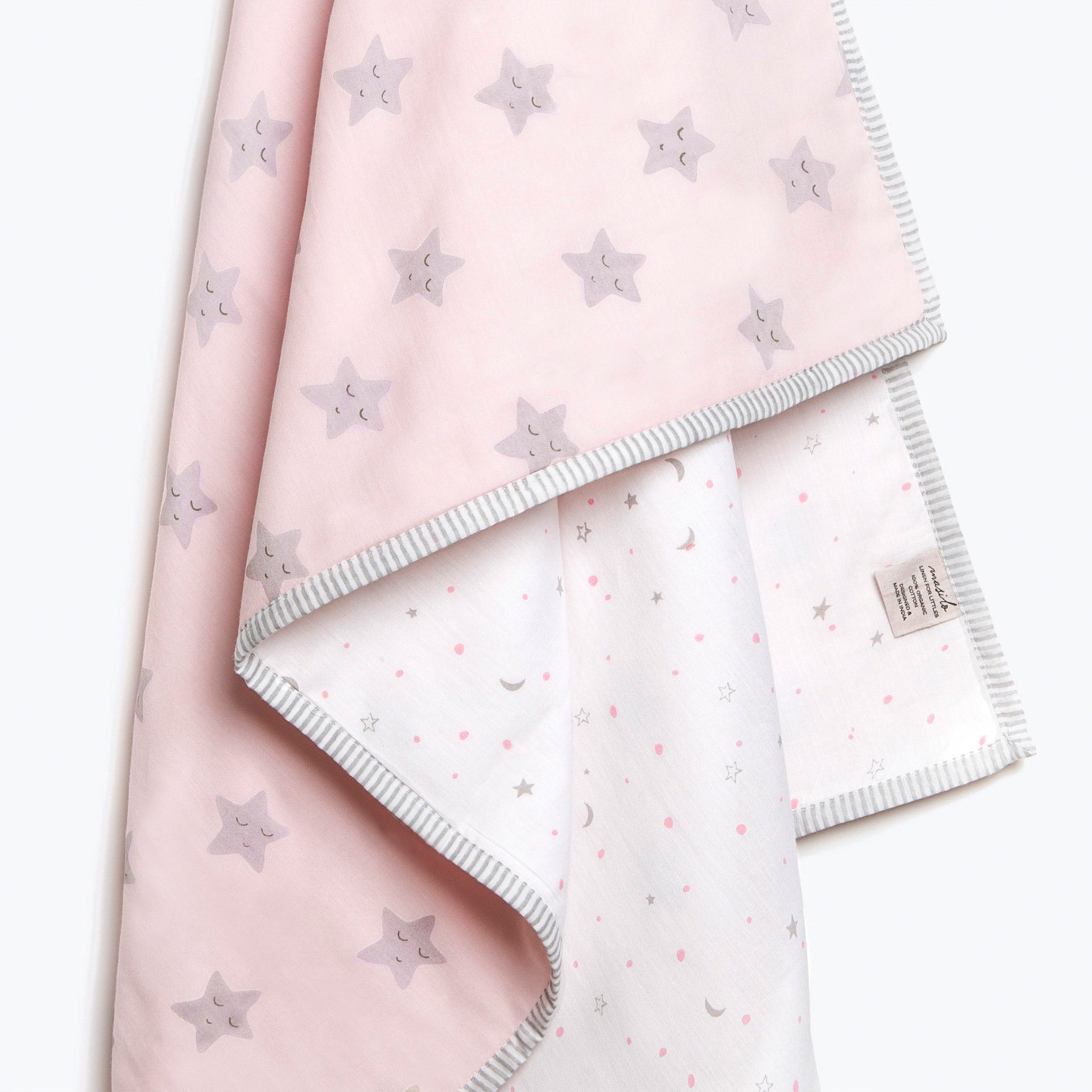 Carnival Pink Masilo 1 PC Kids Organic Cotton Dohar Blanket