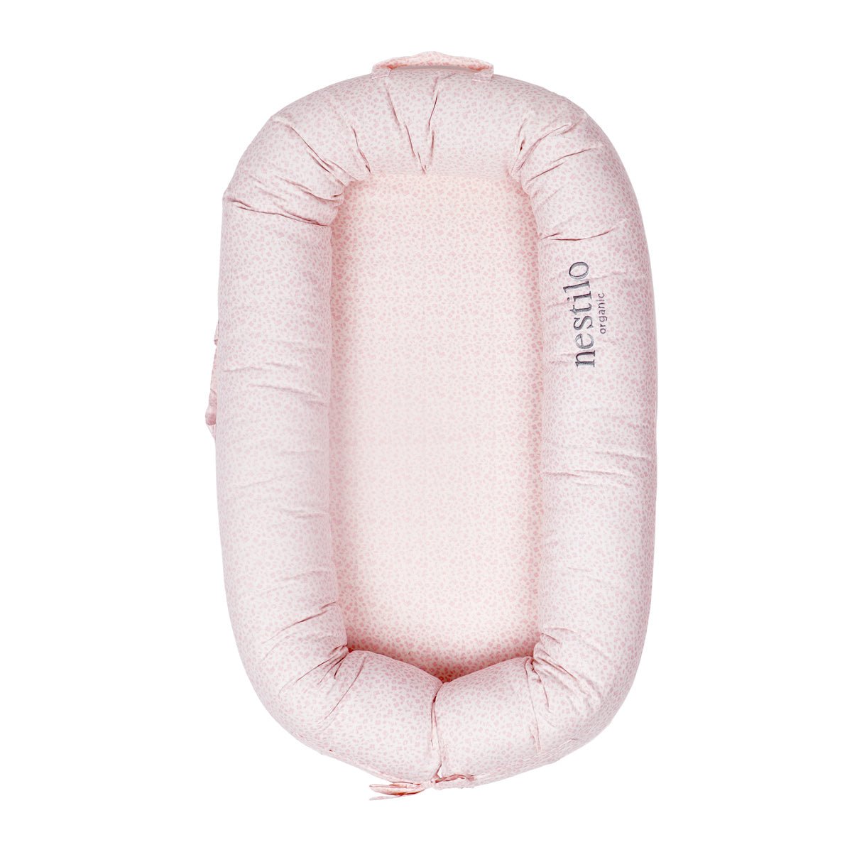 Pink Foliage Organic Cotton Portable Baby Nest For Babies