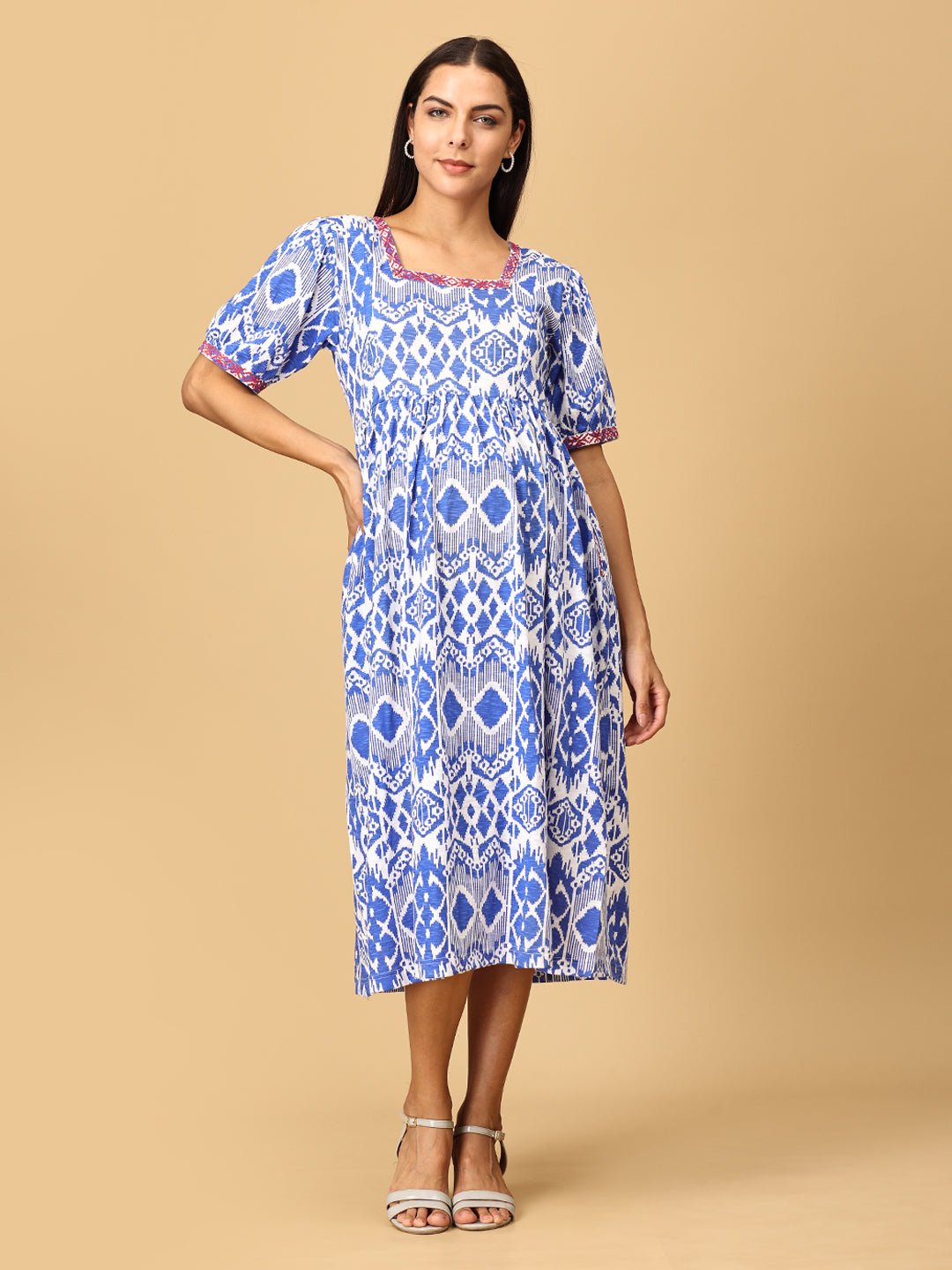  Masquerade Magic Maternity and Nursing Dress Multi