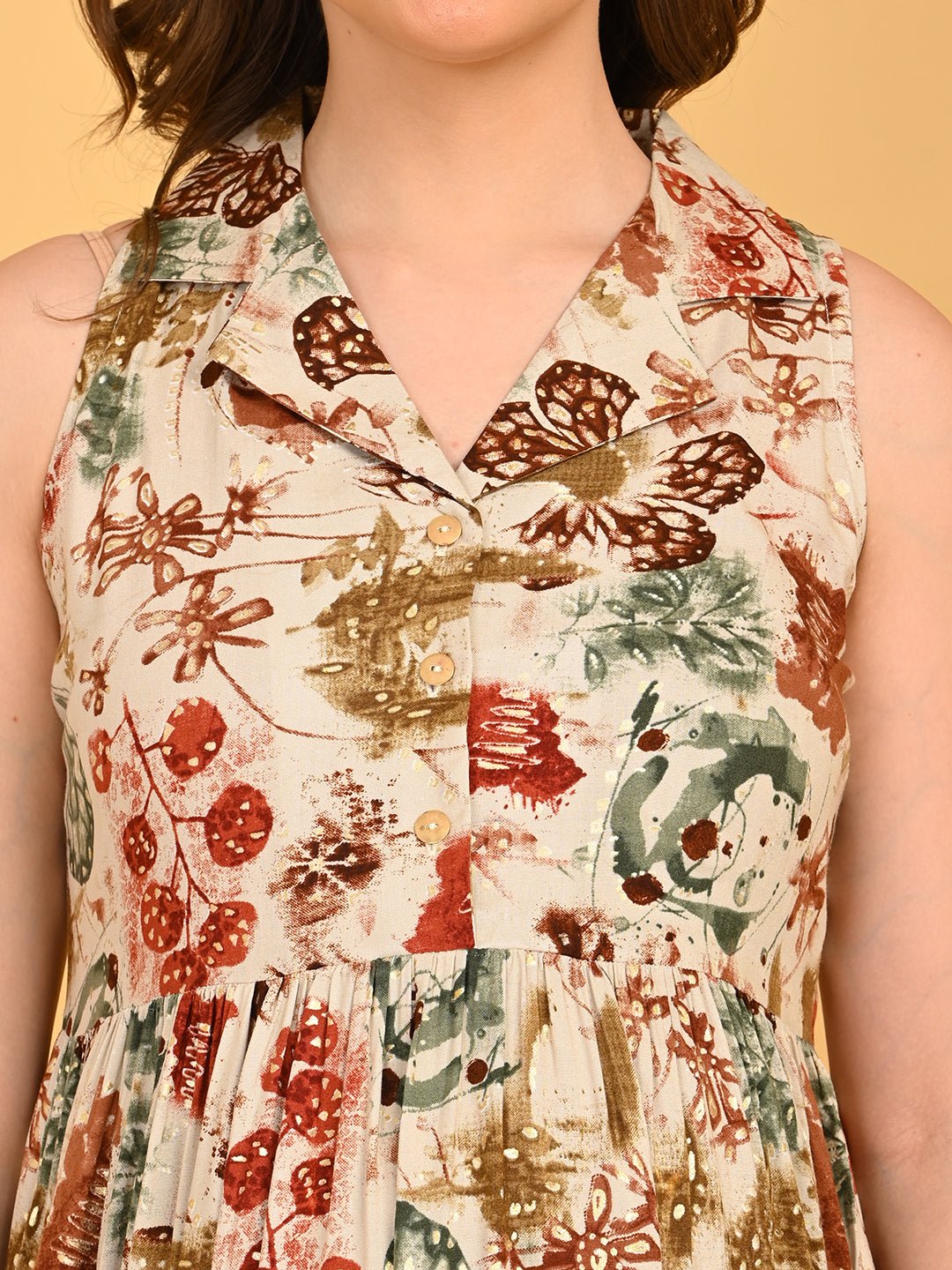  Meadow Muse Maternity and Nursing Dress Multi