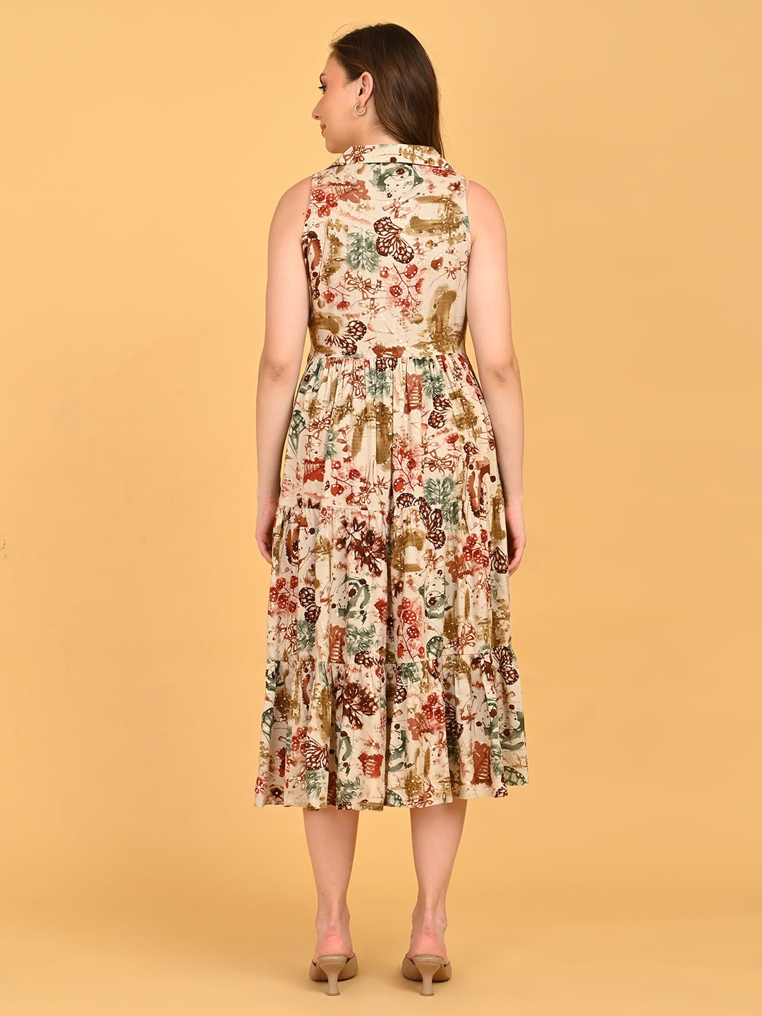  Meadow Muse Maternity and Nursing Dress Multi