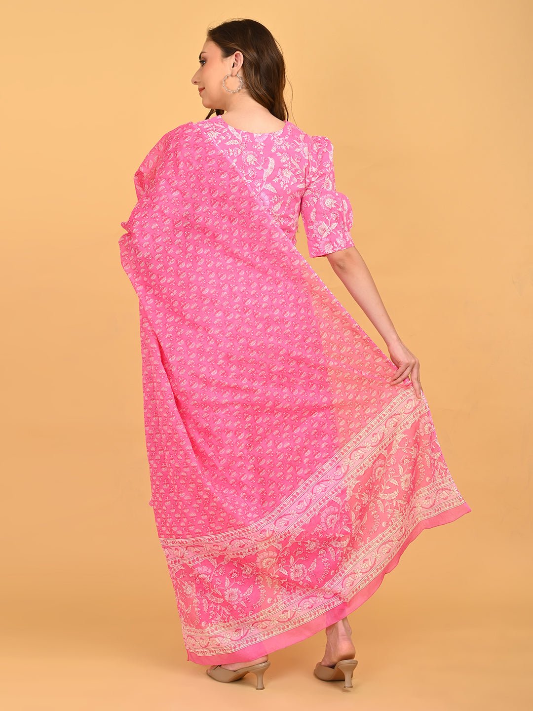  Mehr e Gulabi Maternity and Nursing Kurta Set Pink
