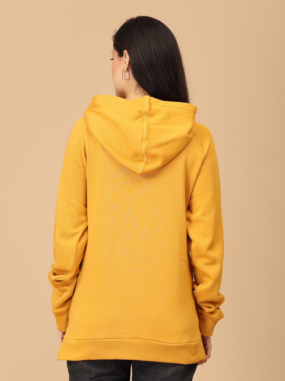  Mellow Yellow Maternity and Nursing Sweatshirt Hoodie Yellow