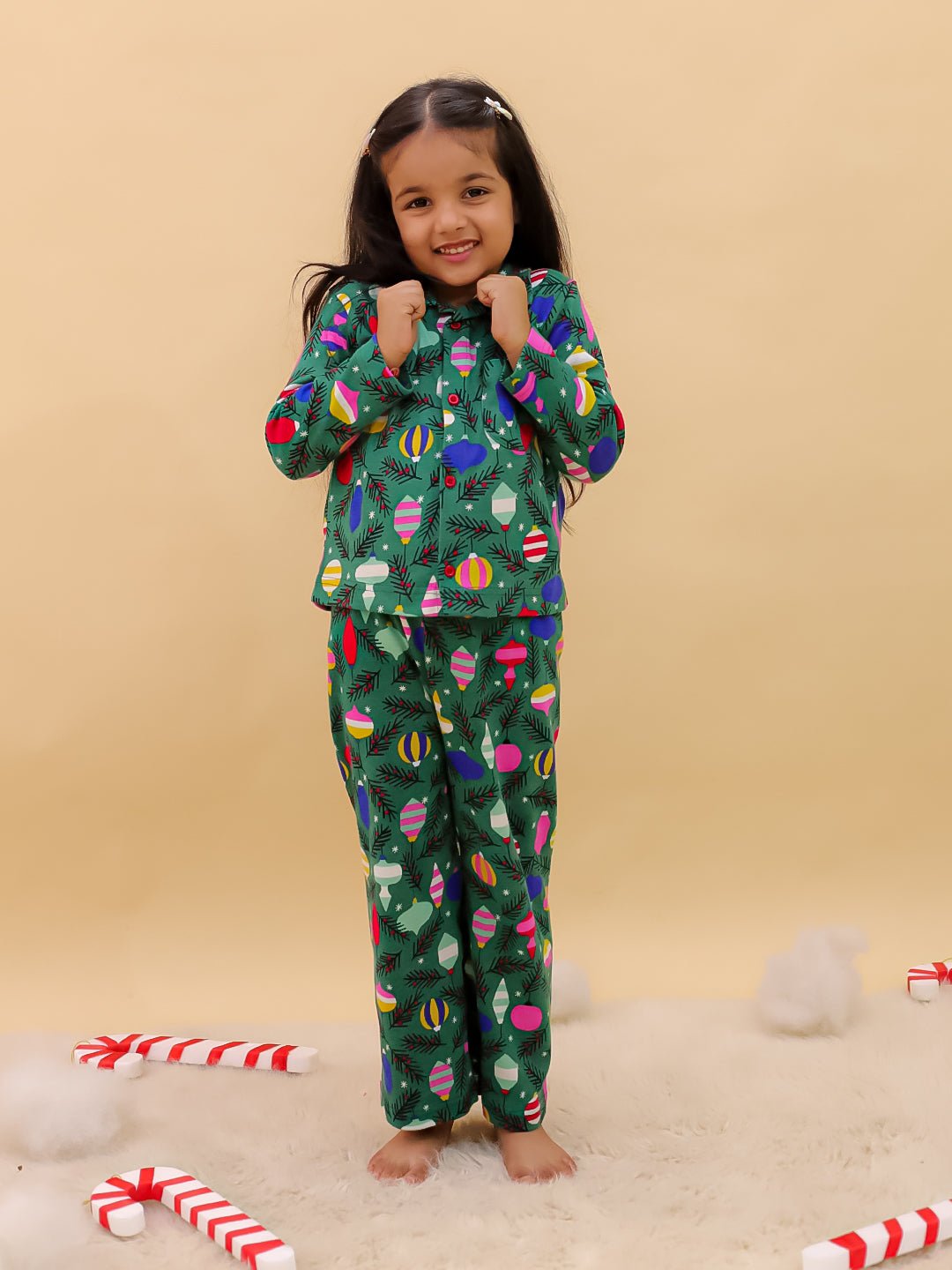  Merry Snuggle Squad Christmas Kids Winter Pajama Set