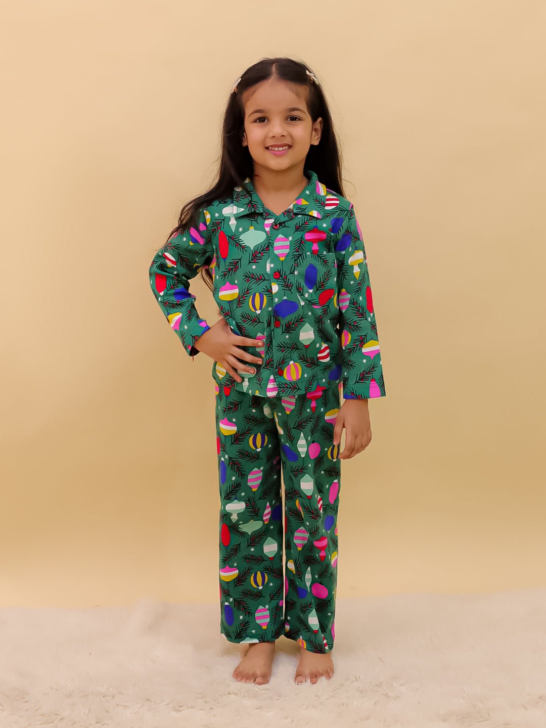  Merry Snuggle Squad Christmas Kids Winter Pajama Set