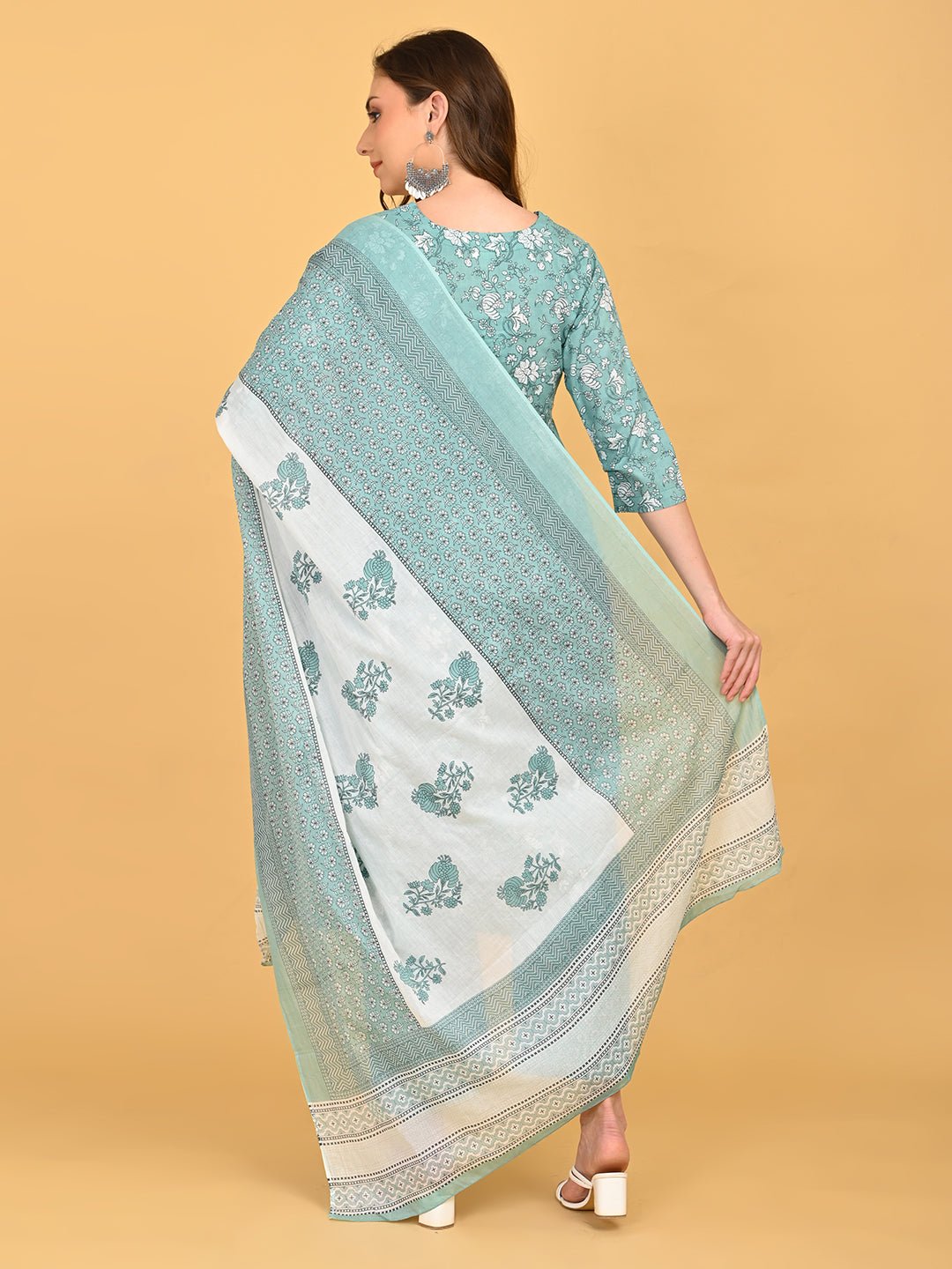  MintSaheli Maternity and Nursing Kurta Set Sage Green