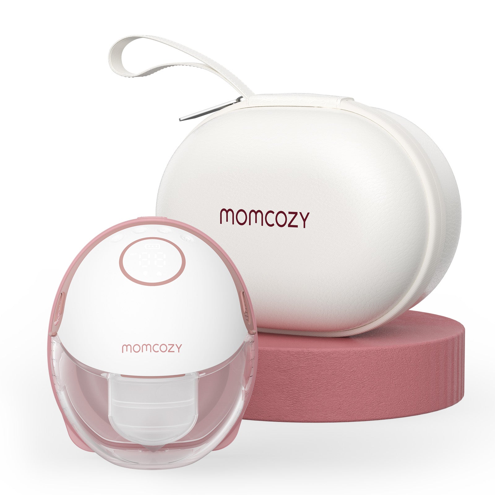 Momcozy M6 Single Wearable Electric Breast Pump Red 1.07lb