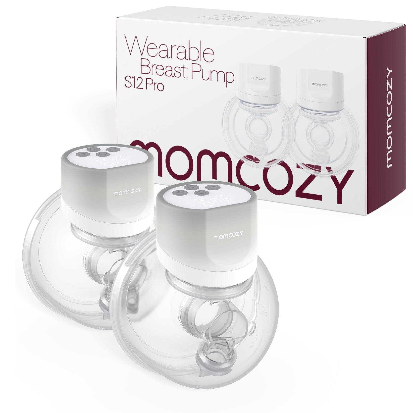 Momcozy S12 Pro BP046-GR00BA Double Electric Breast Pump Grey