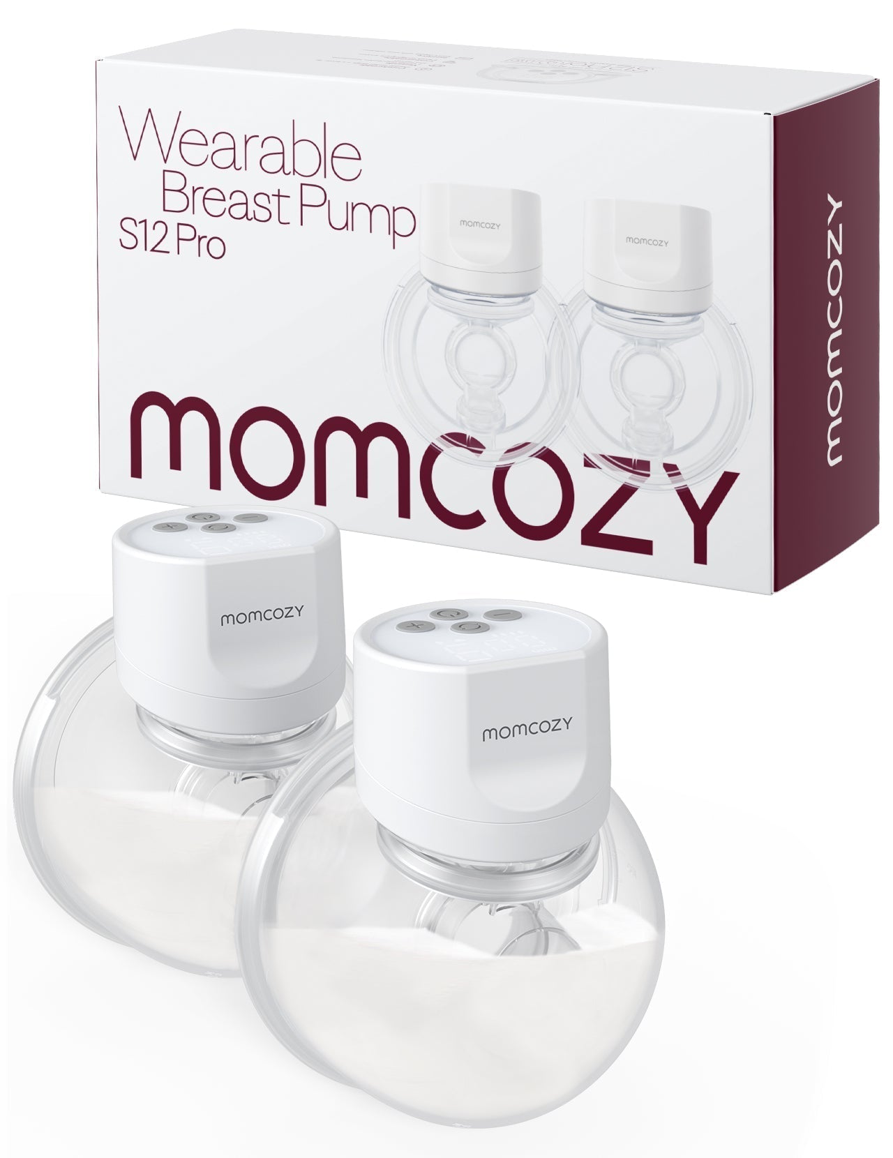Momcozy S12 Pro BP046-GR00BA Double Electric Breast Pump Grey