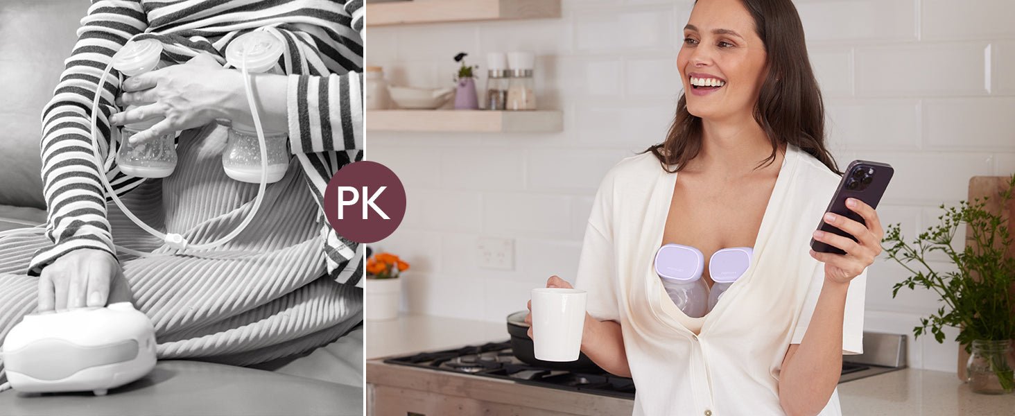 Momcozy S9 Pro Double Hands-Free Breast Pump Pink 0.55lb