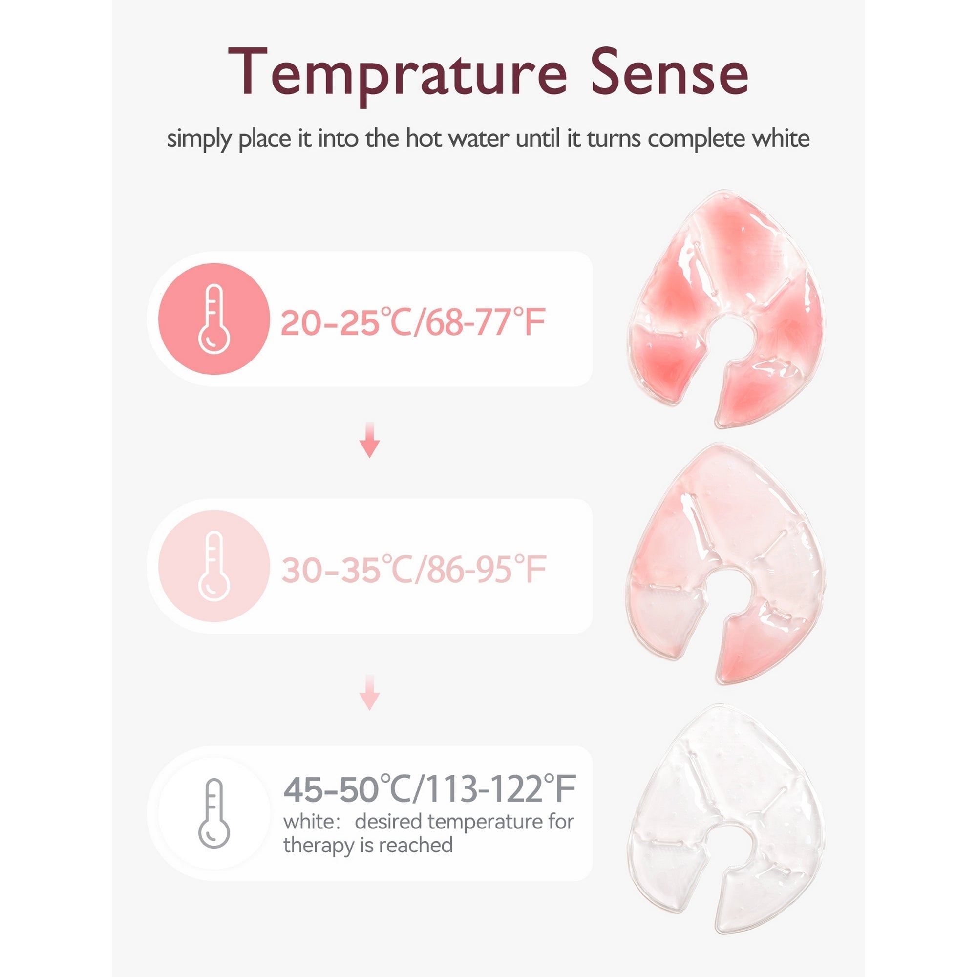 Momcozy Large Reusable Breast Therapy Hot & Cold Breast Pad Pink 0.84lb