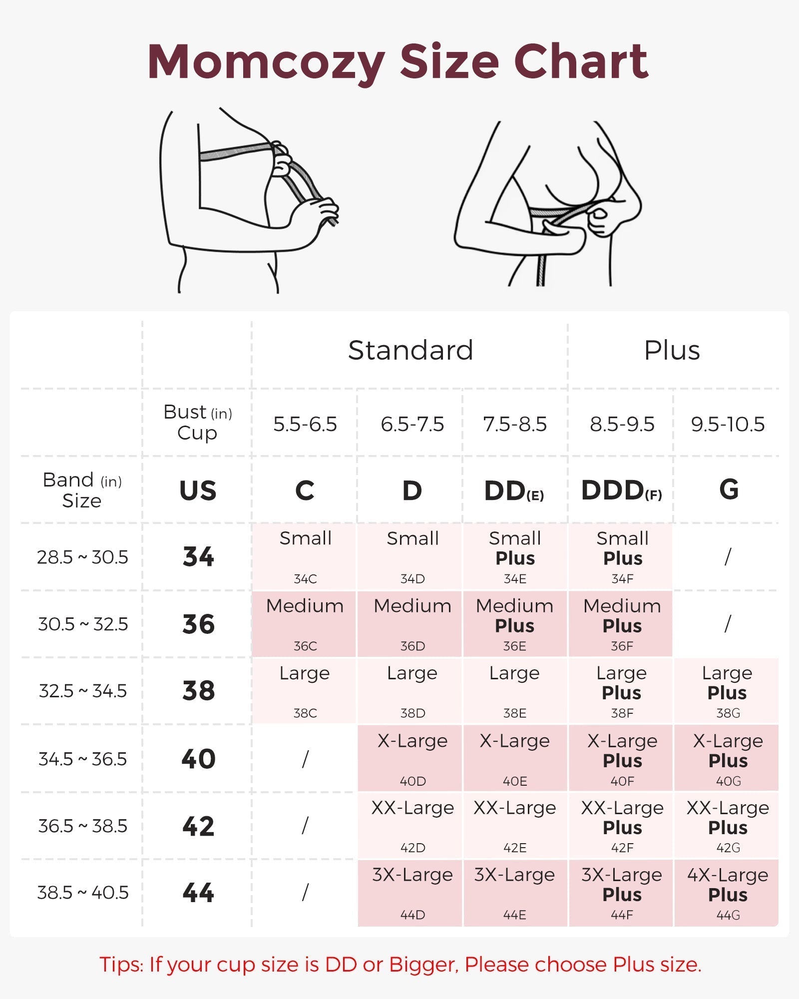 Momcozy Maternity Accessory 4-in-1 Hands-Free Pumping Bra Skin