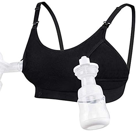 Momcozy YN08 Hands-Free Pumping Bra Soft Wire-Free Maternity Black