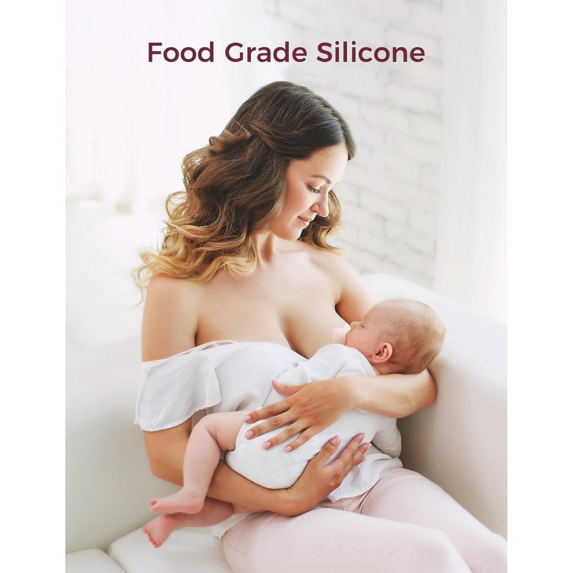 Momcozy Nipple Shields 24mm Breastfeeding Accessory Transparent 0.22lb