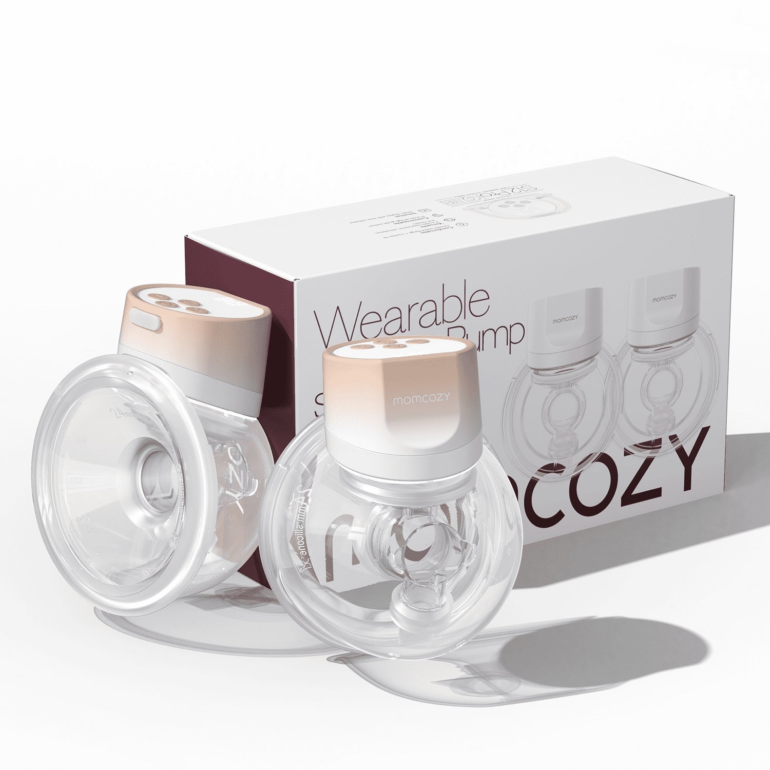 Momcozy S12 Pro Double Wearable Breast Pump Pink 180ml 0.53lb