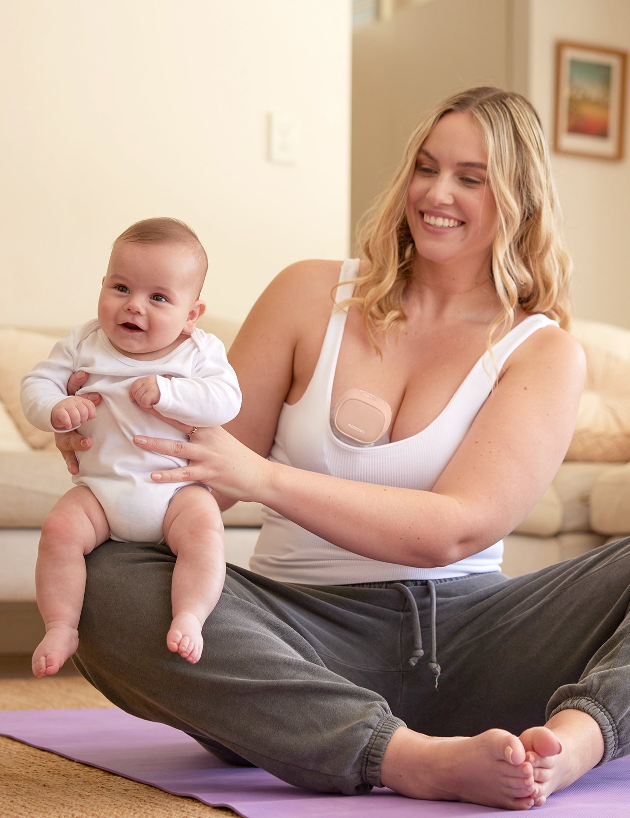 Momcozy S9 Pro Single Hands-Free Breast Pump Pink 0.55lb
