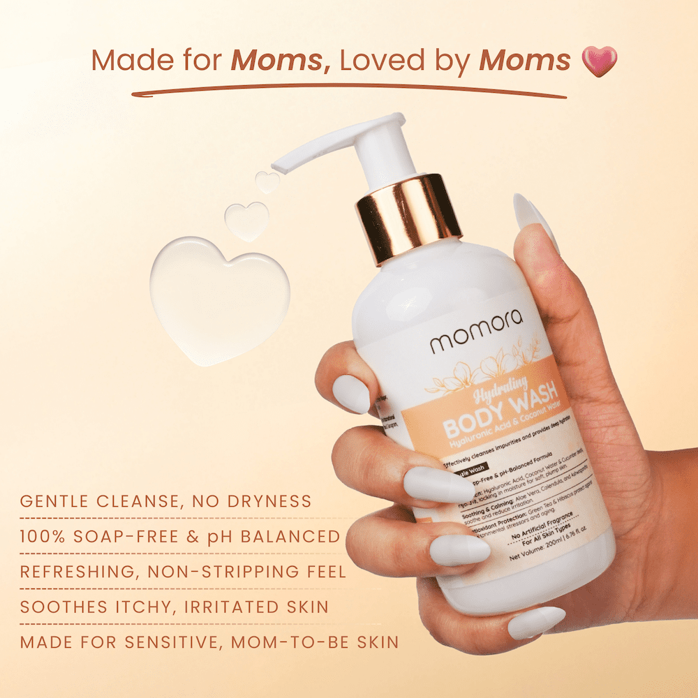 Momora Hydrating Body Wash with Coconut Water Pregnancy Safe 200ml