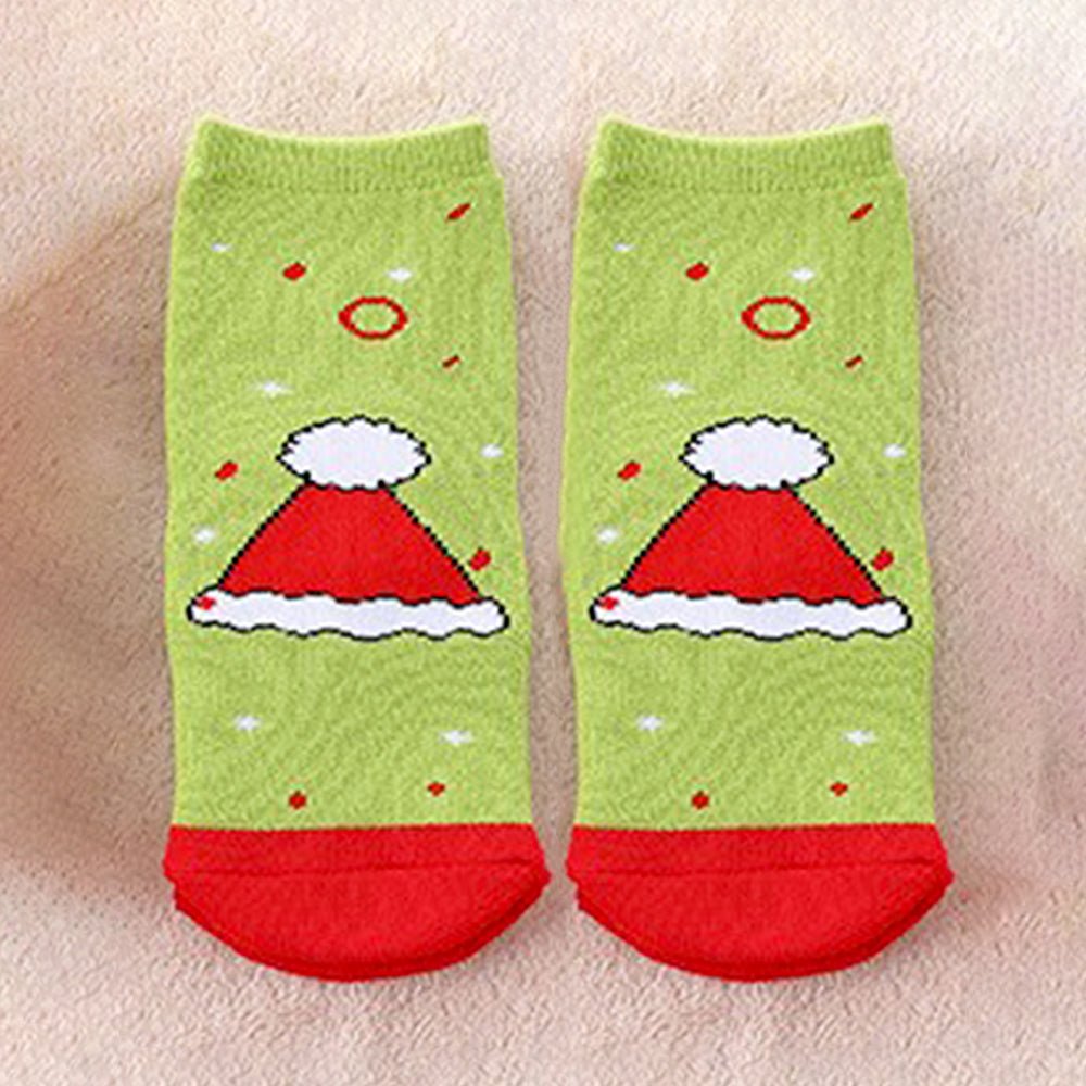 Little Surprise Box Multicolor Christmas Ankle Length Socks Set
