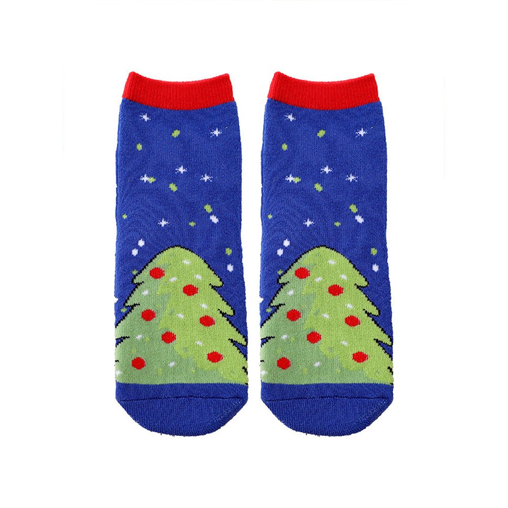Little Surprise Box Multicolor Christmas Ankle Length Socks Set